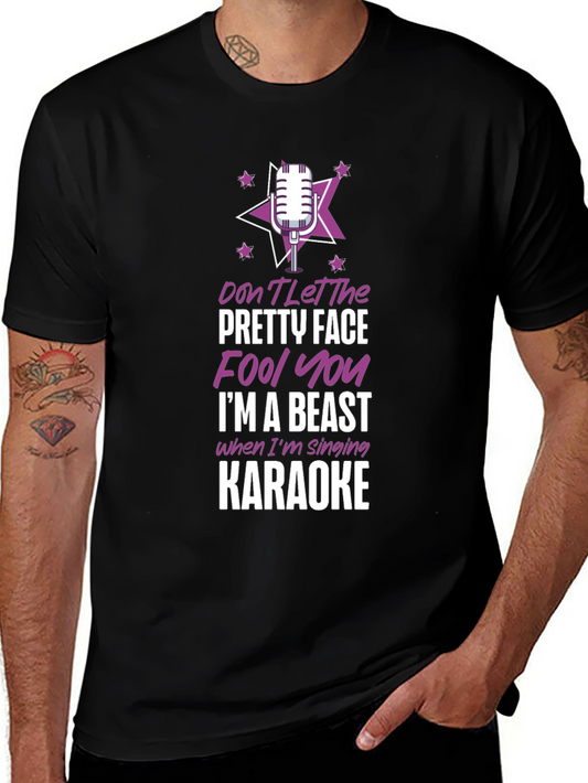 Karaoke Beast T-Shirt - Funny Singing Tee