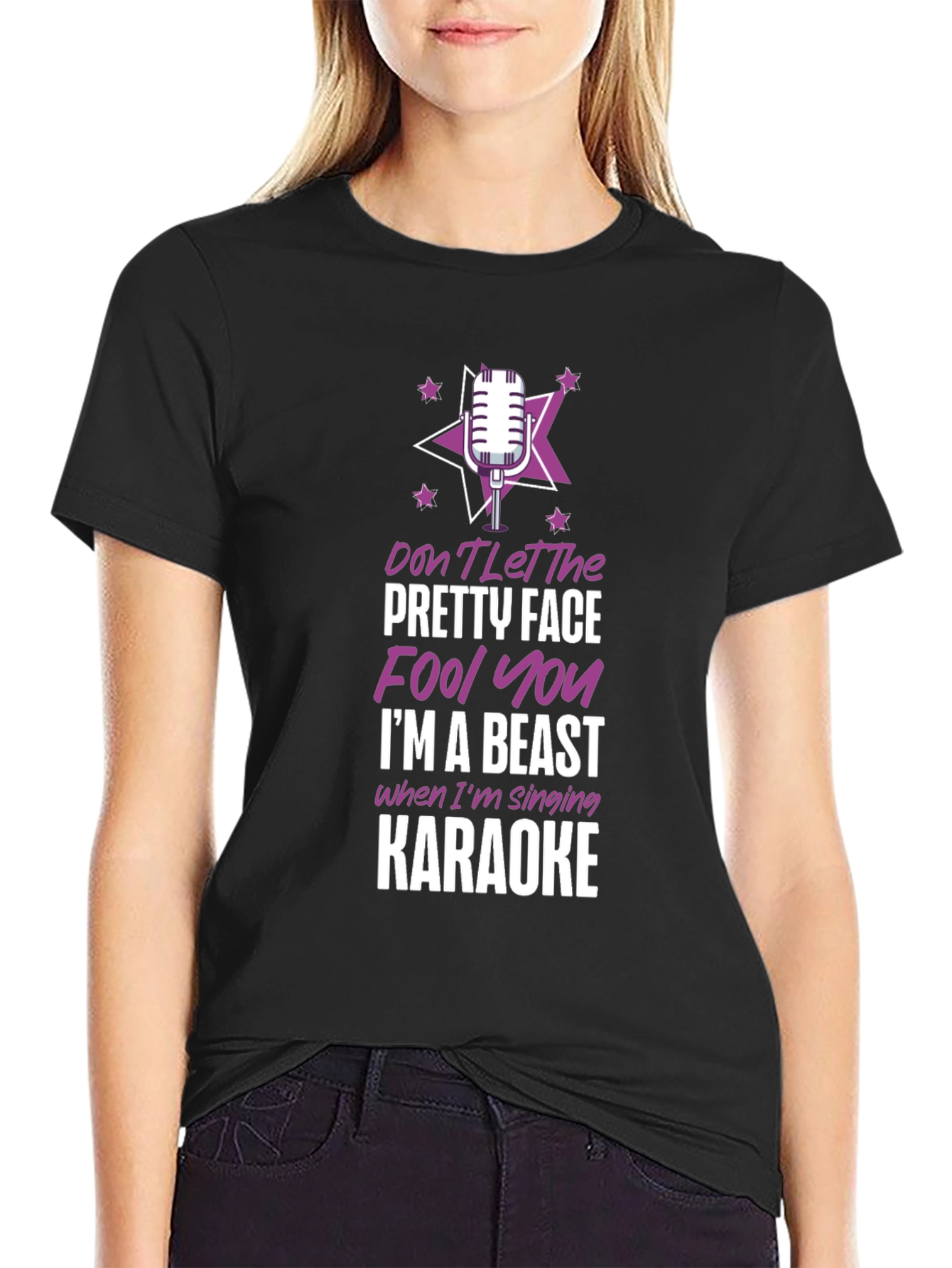 Karaoke Beast T-Shirt - Funny Singing Tee