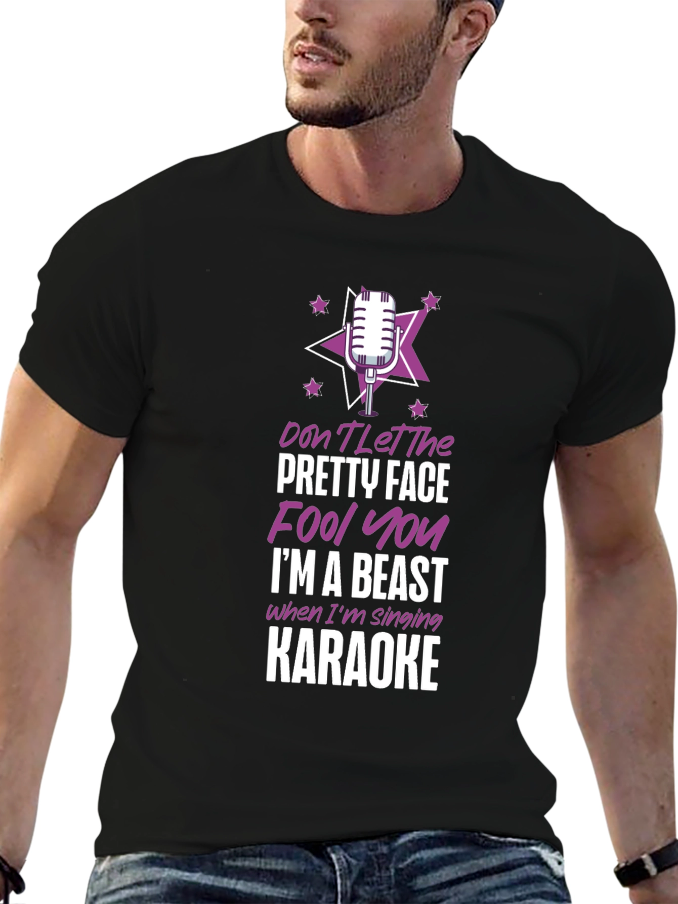 Karaoke Beast T-Shirt - Funny Singing Tee