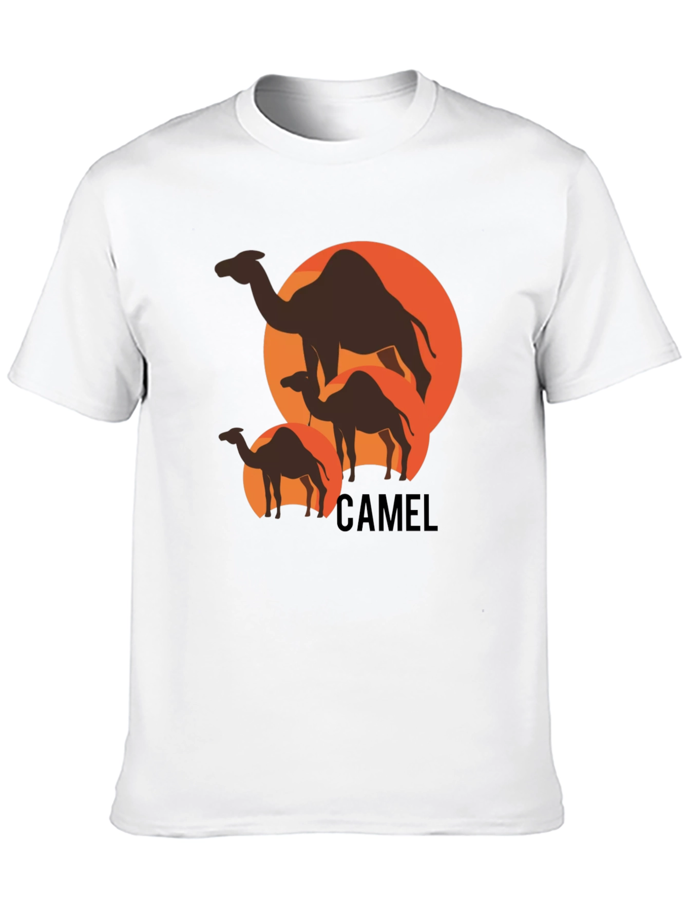Camel Silhouette T-Shirt - Desert Adventure