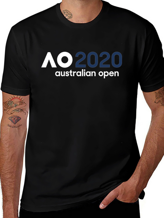 AO 2020 Australian Open Black T-Shirt