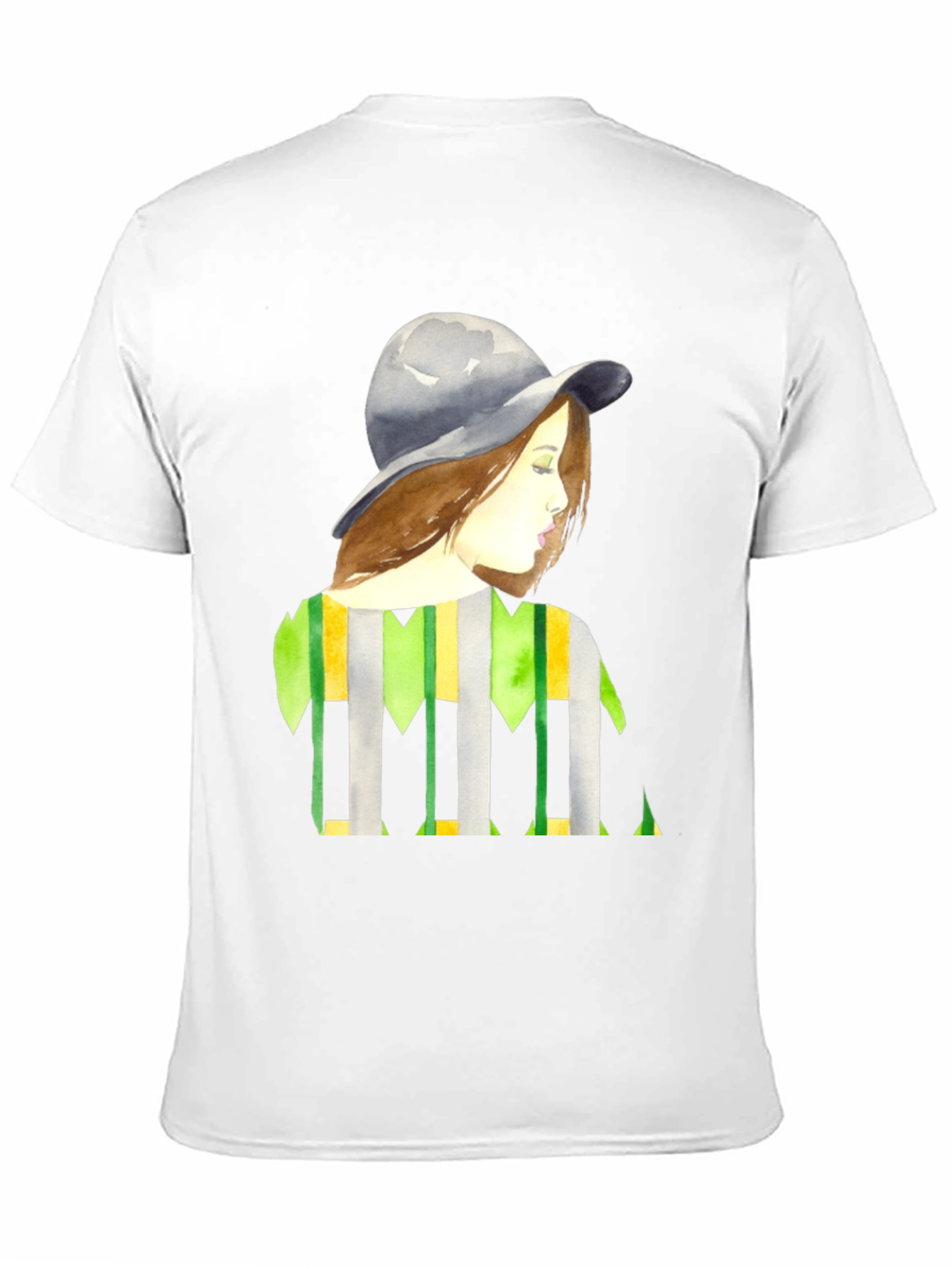 Stylish Woman Portrait Graphic Tee