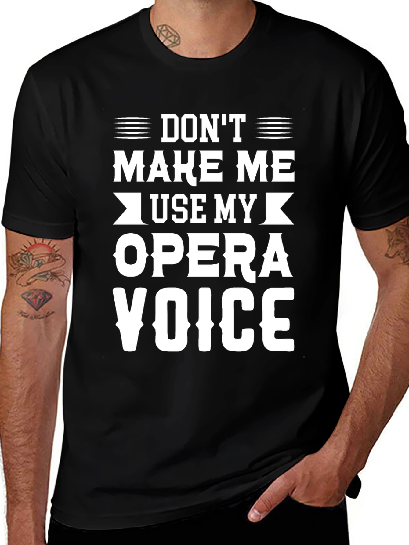 Opera Voice T-Shirt: Funny Musician Tee