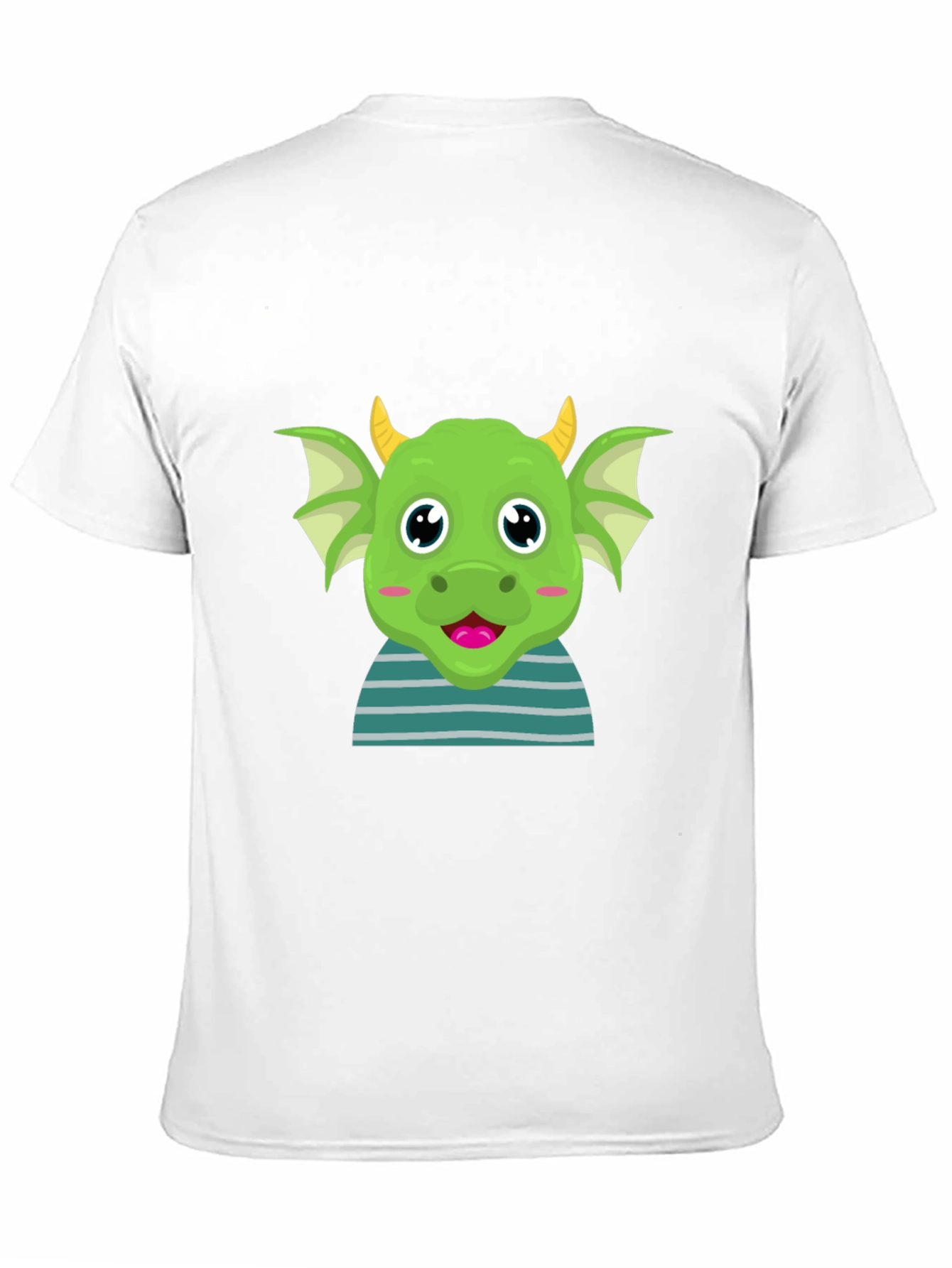 Cute Green Dragon Cartoon T-Shirt