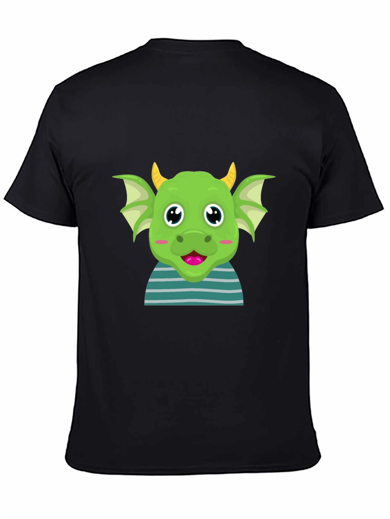 Cute Green Dragon Cartoon T-Shirt
