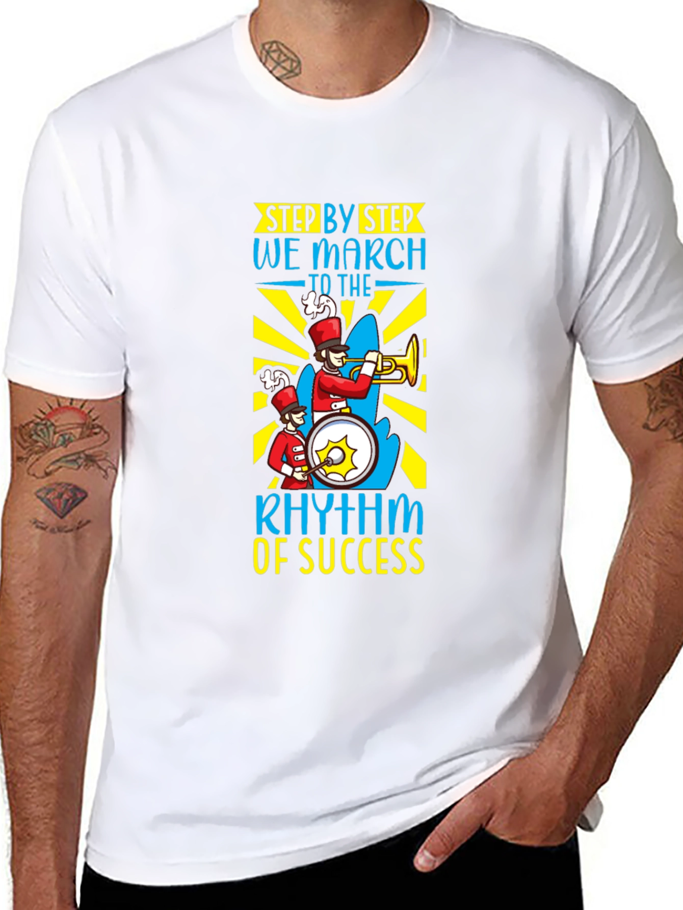 Marching Band Rhythm T-Shirt - Step by Step Success
