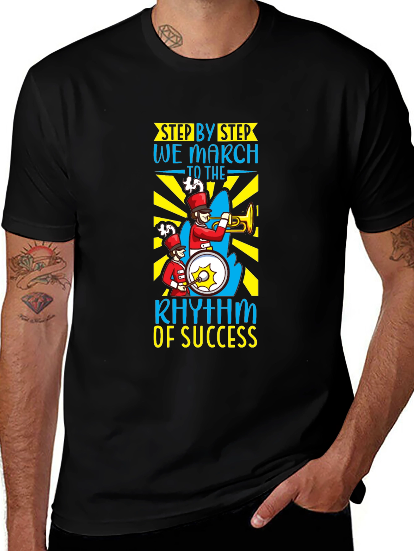 Marching Band Rhythm T-Shirt - Step by Step Success