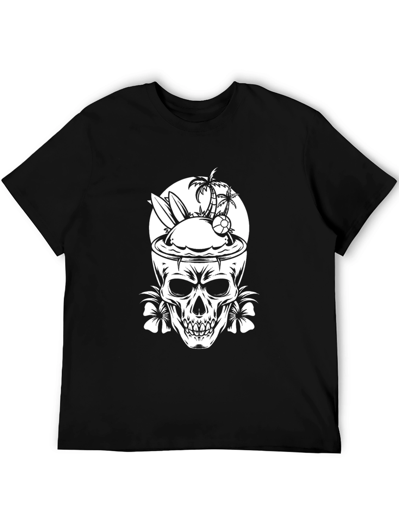 Skull Island Graphic T-Shirt - Beach Vibes