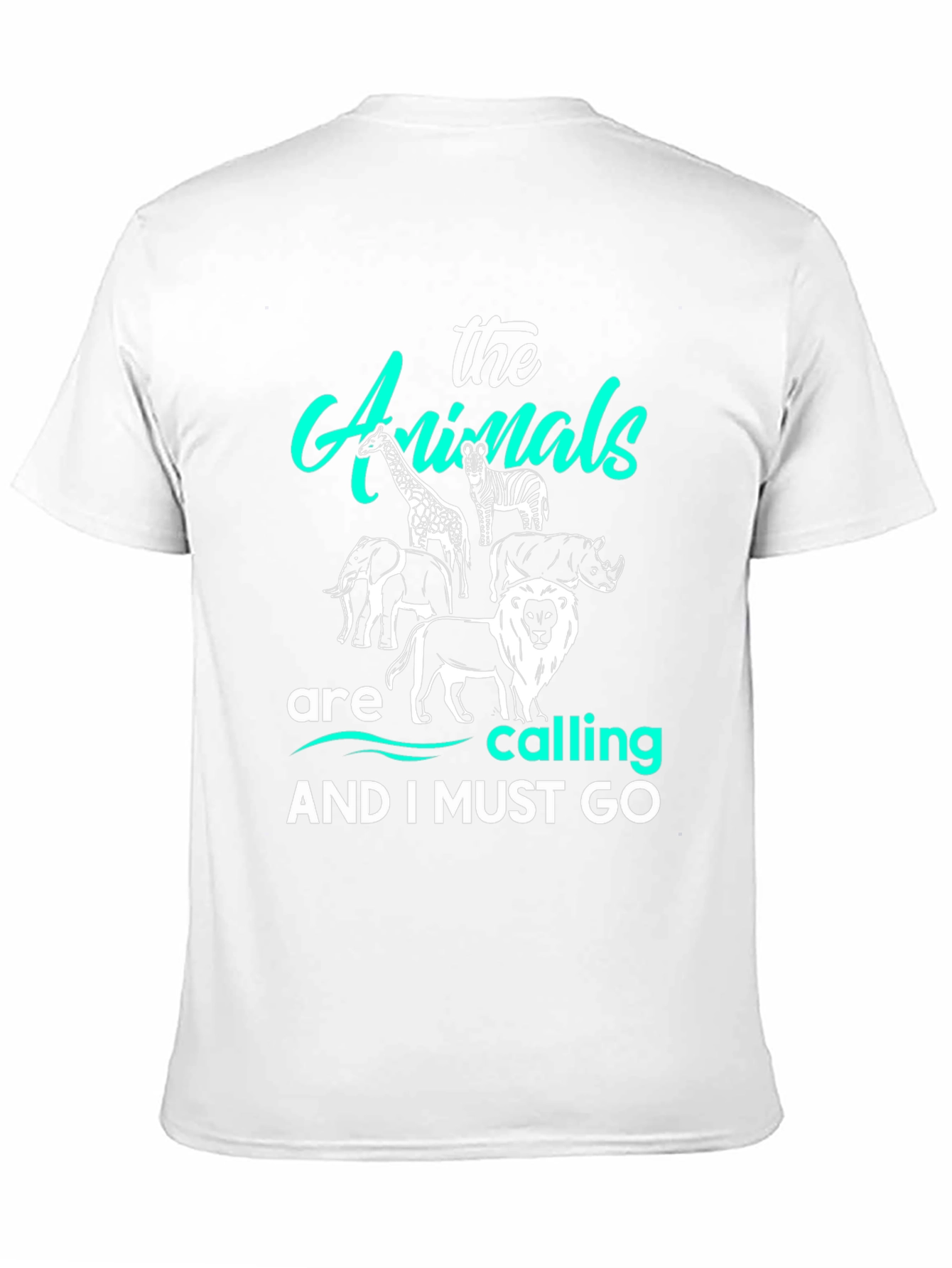 The Animals Are Calling T-Shirt Black