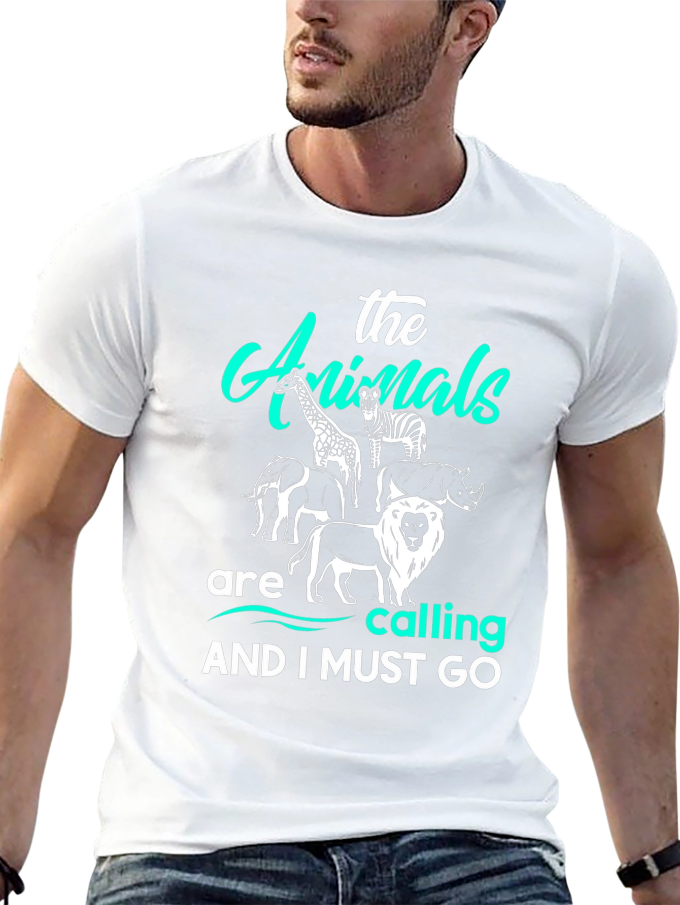 The Animals Are Calling T-Shirt Black