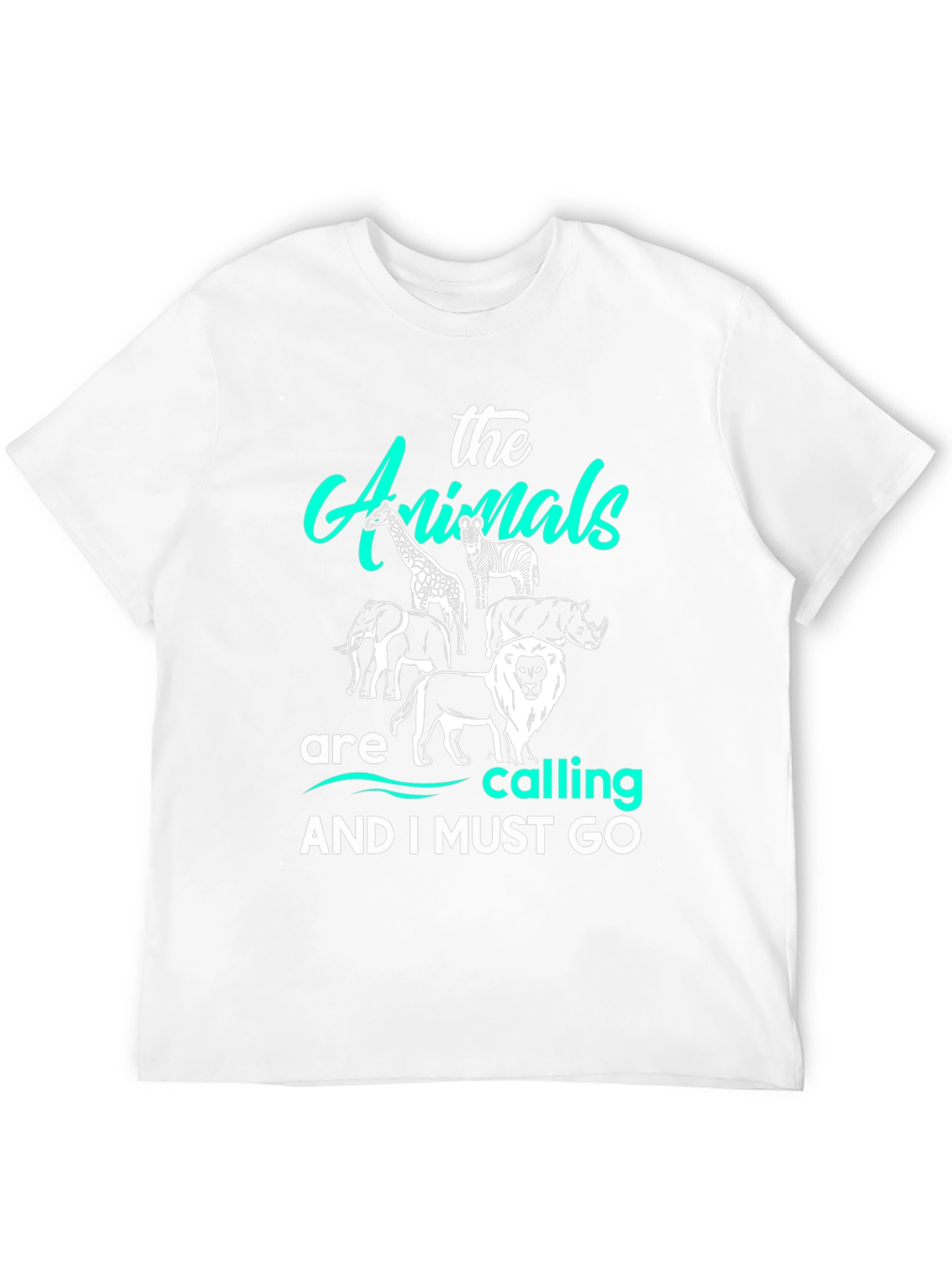 The Animals Are Calling T-Shirt Black