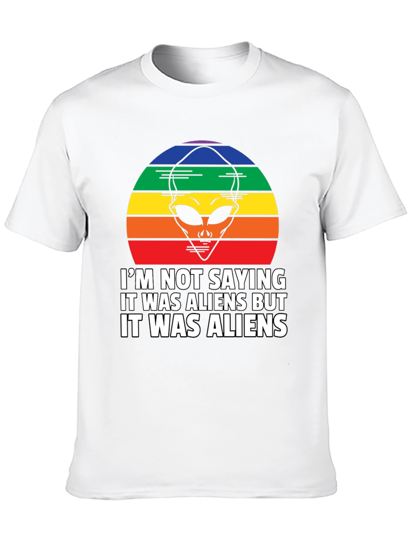 Retro Alien Graphic T-Shirt: Im Not Saying... But Aliens!
