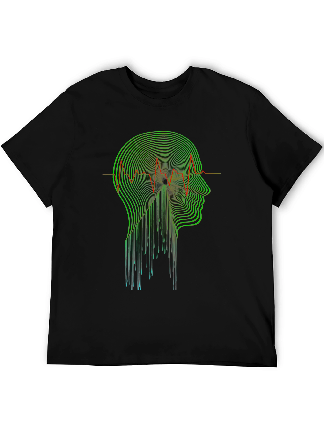 Abstract Head T-Shirt - Modern Artistic Design