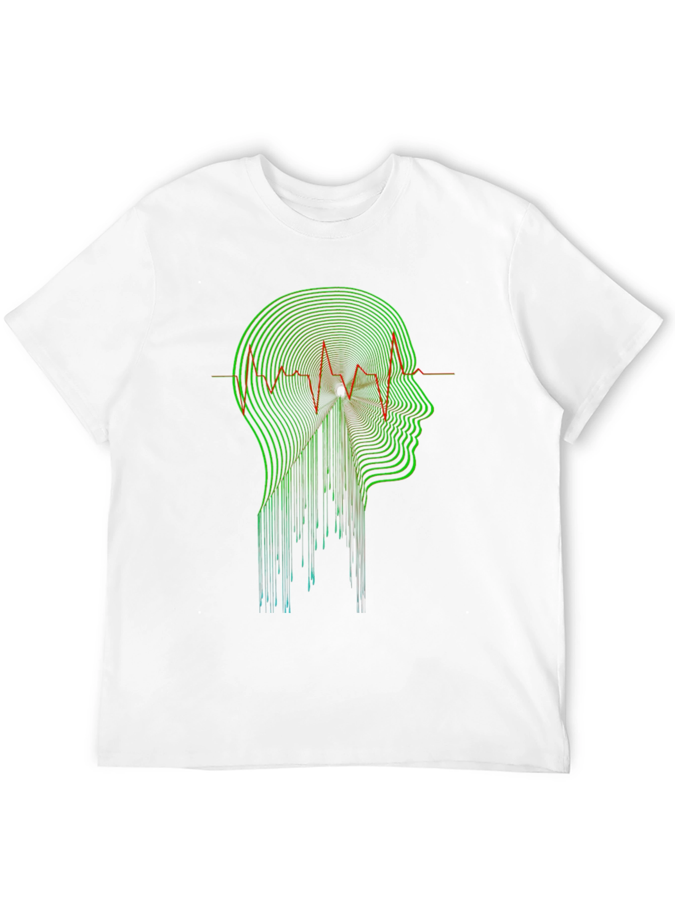 Abstract Head T-Shirt - Modern Artistic Design