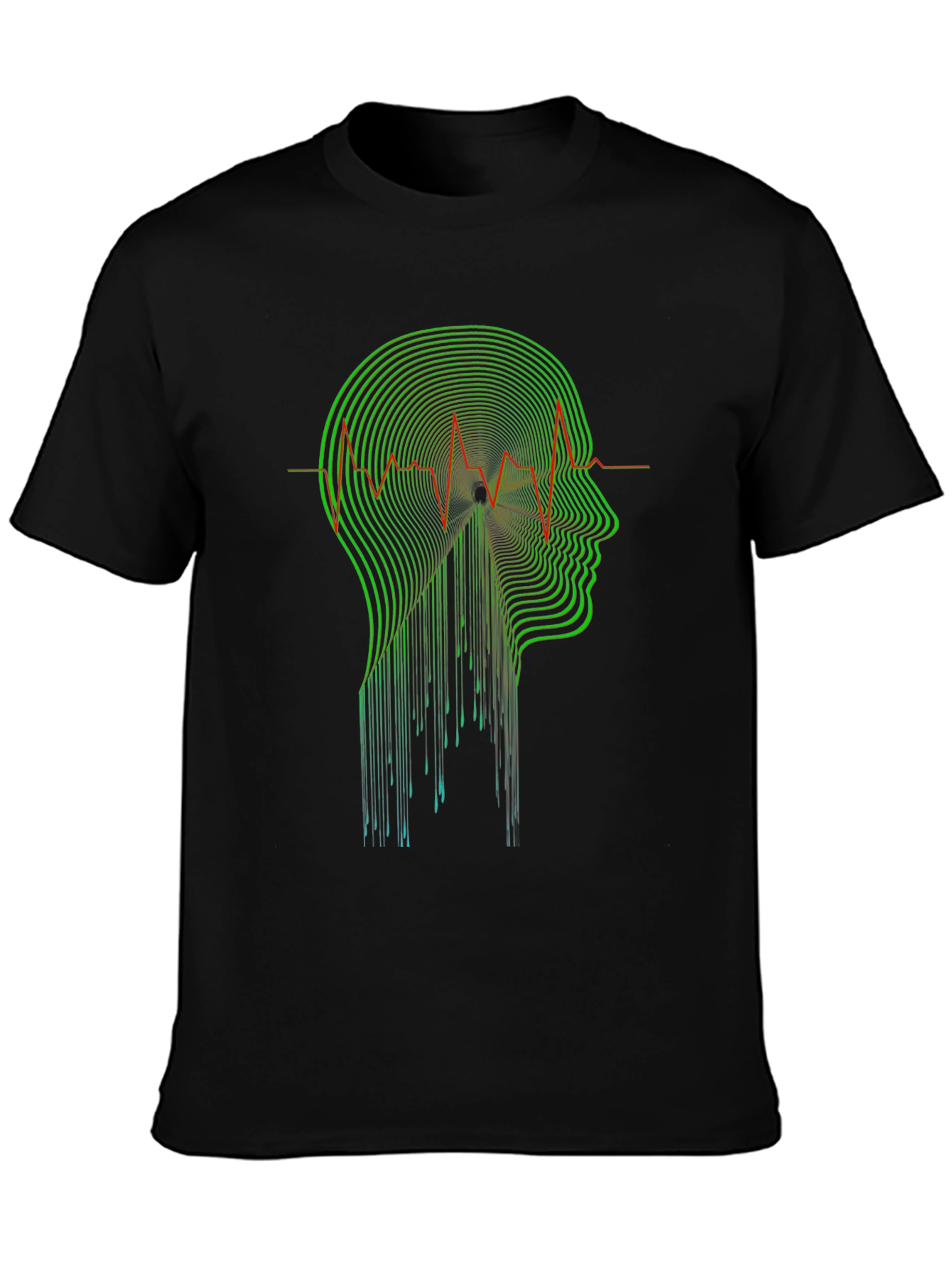 Abstract Head T-Shirt - Modern Artistic Design