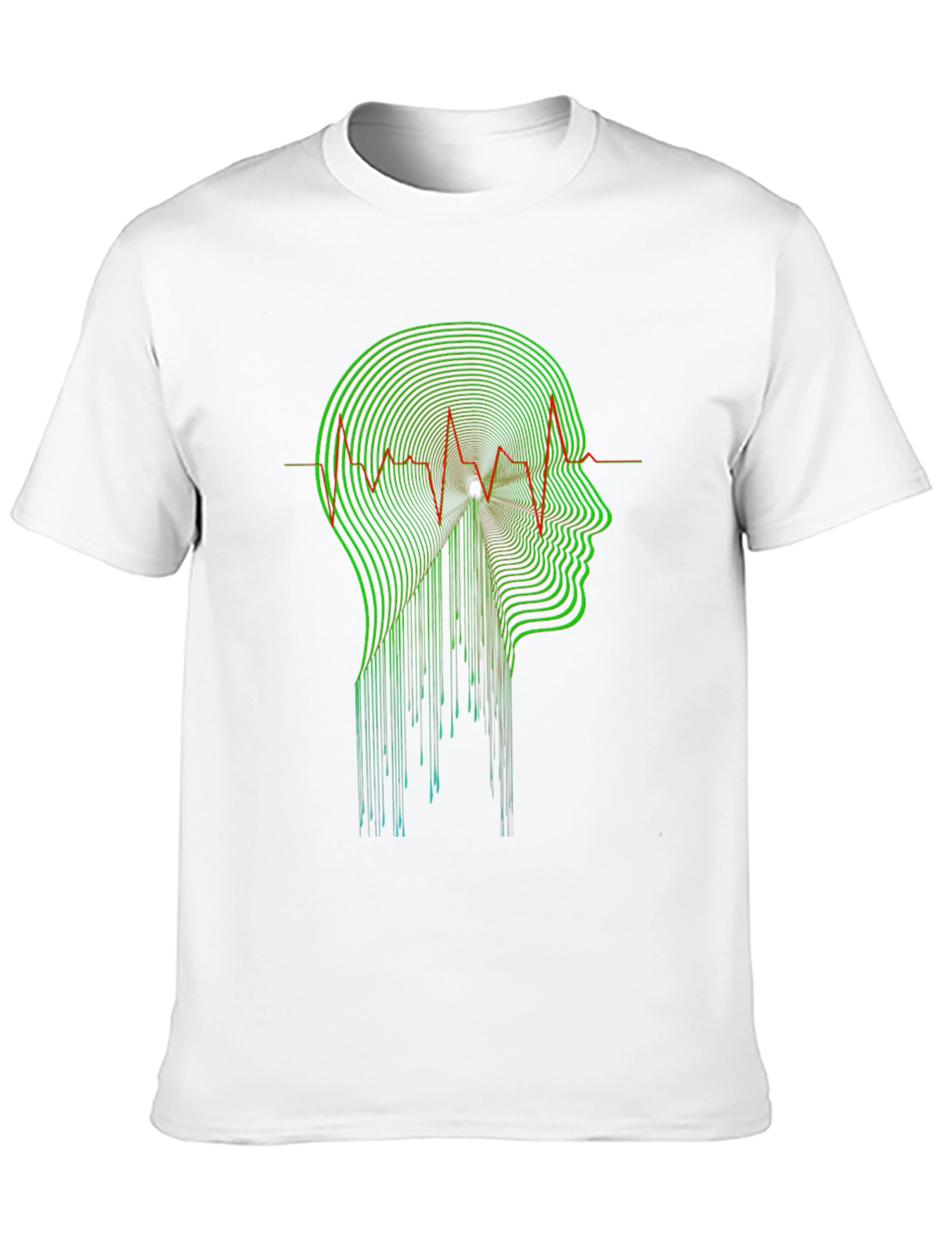 Abstract Head T-Shirt - Modern Artistic Design