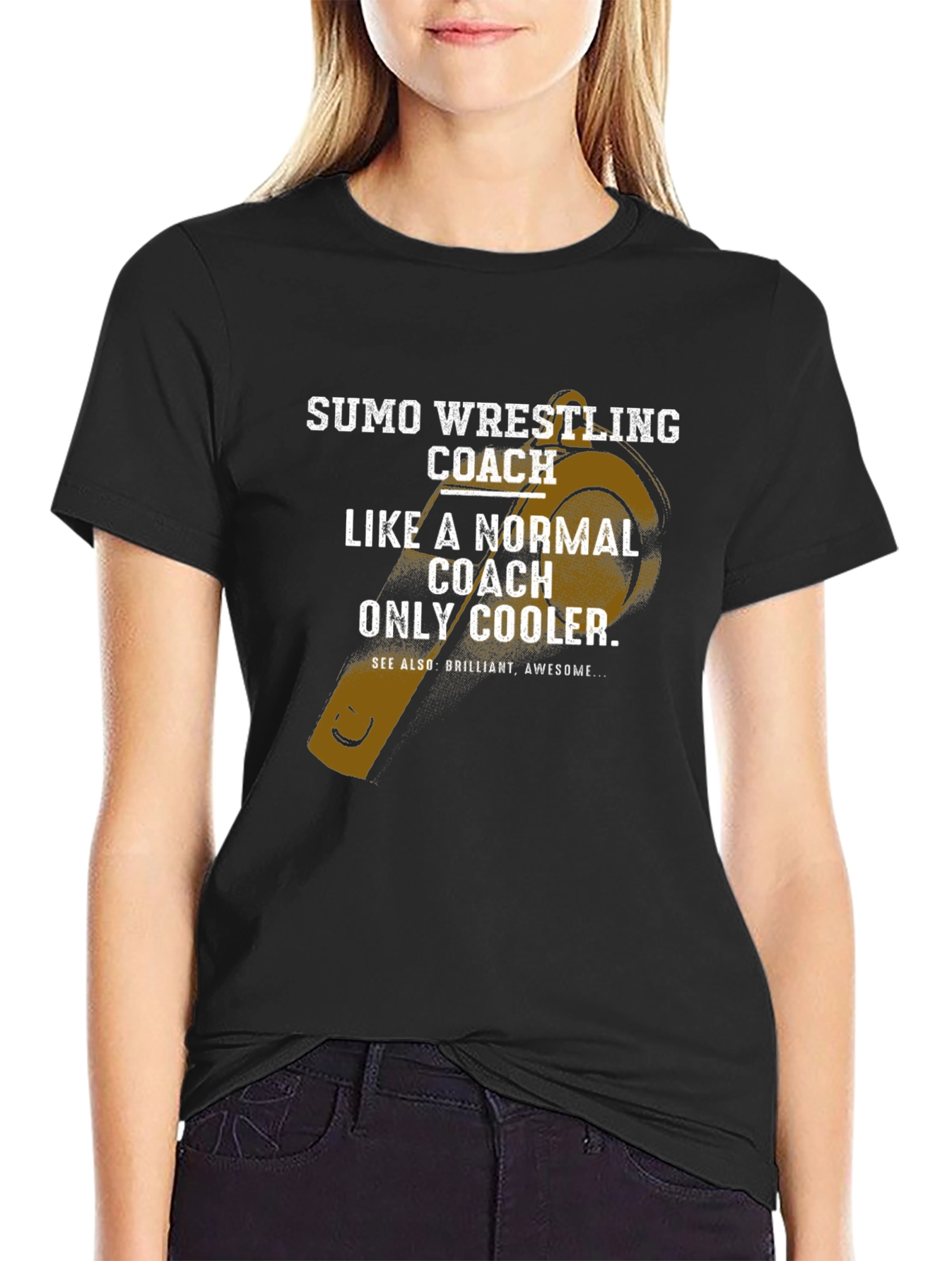 Sumo Wrestling Coach Graphic T-Shirt