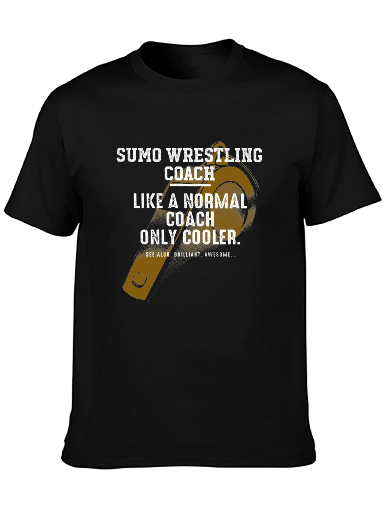 Sumo Wrestling Coach Graphic T-Shirt