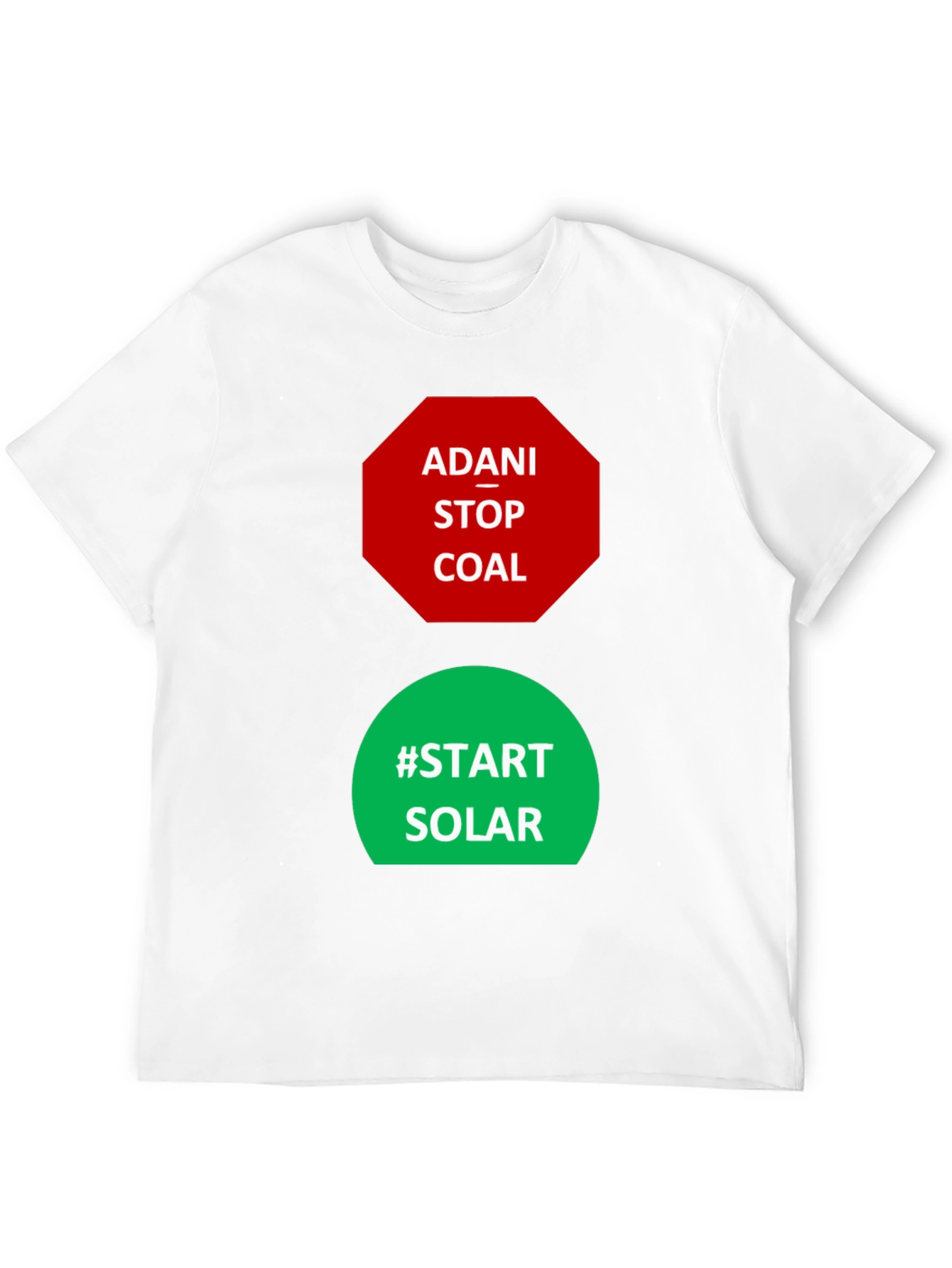 Adani Stop Coal Start Solar Activist T-Shirt
