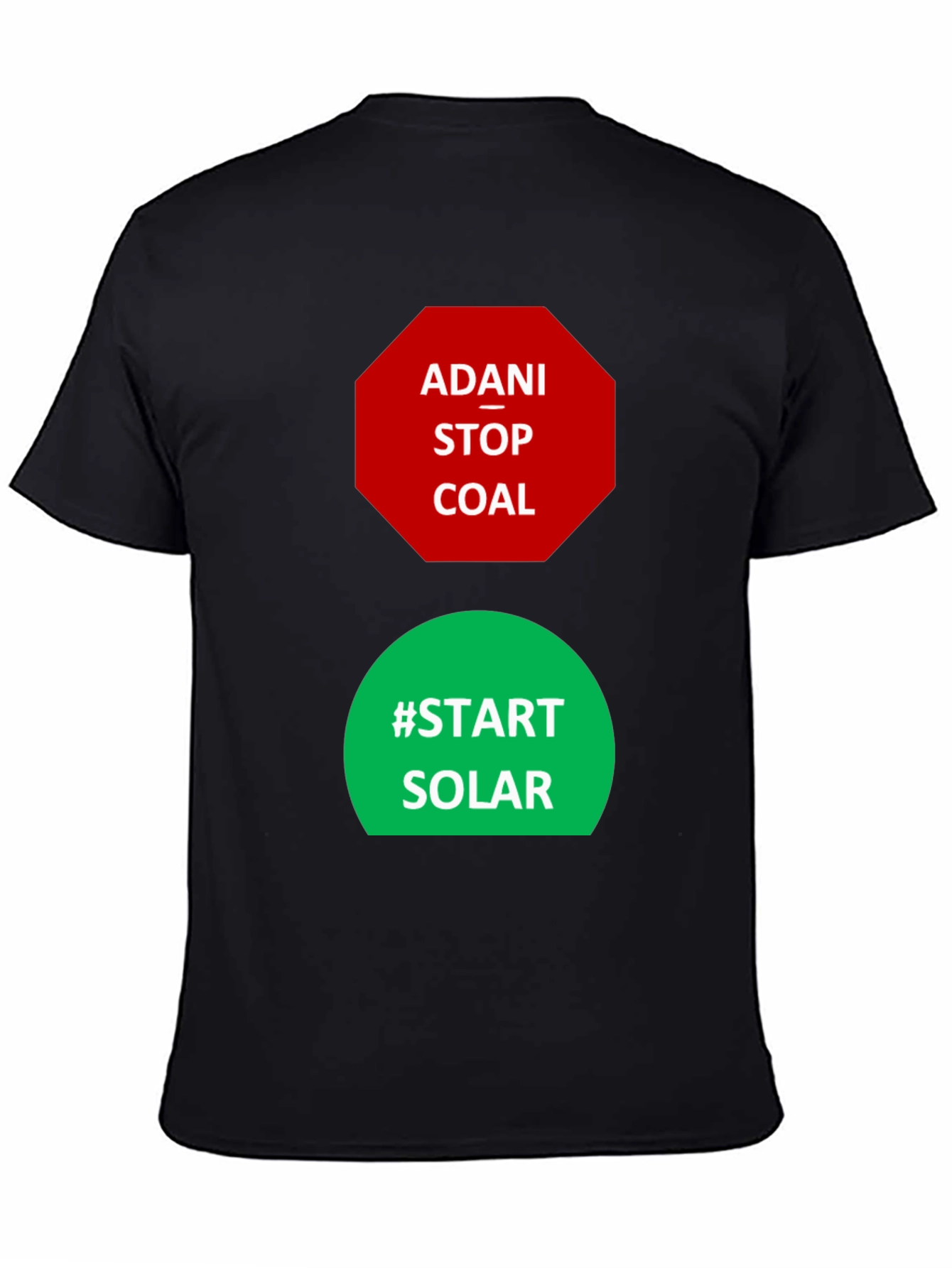 Adani Stop Coal Start Solar Activist T-Shirt