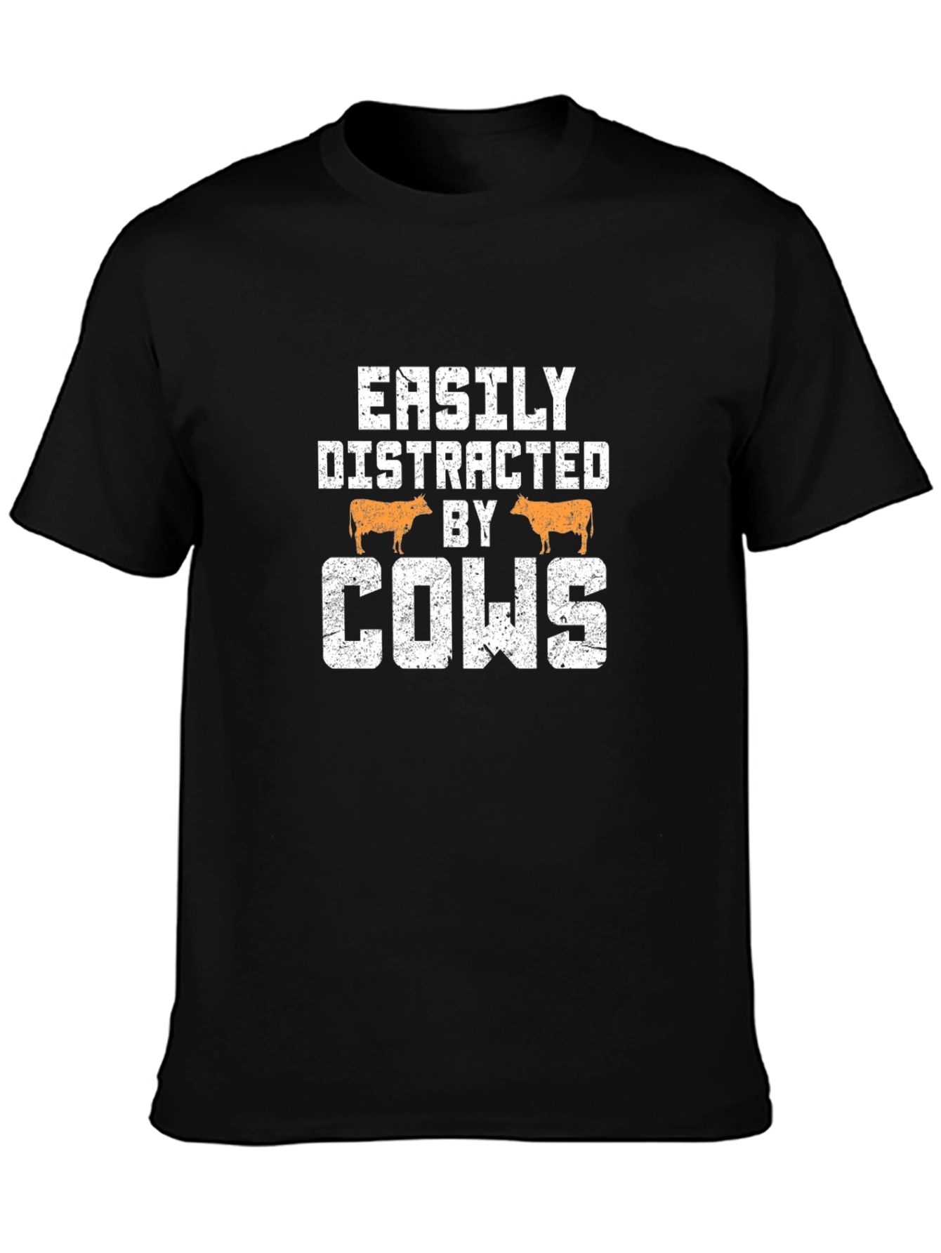 Easily Distracted By Cows Graphic Tee