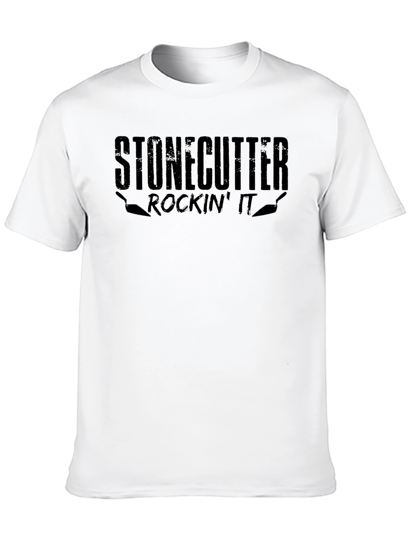 Stoncutter Rockin It Mens Black Graphic T-Shirt