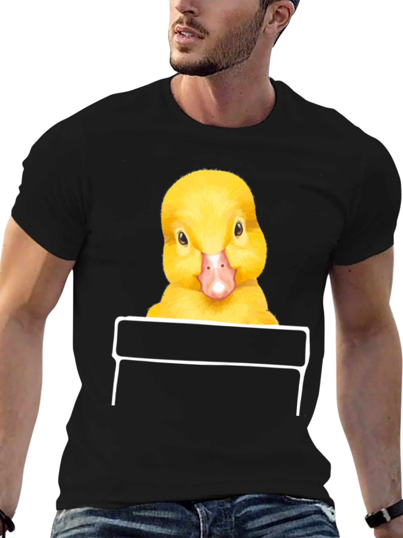 Duckling Pocket Print T-Shirt
