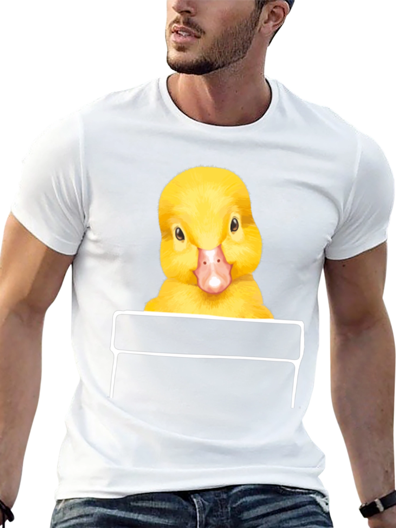 Duckling Pocket Print T-Shirt