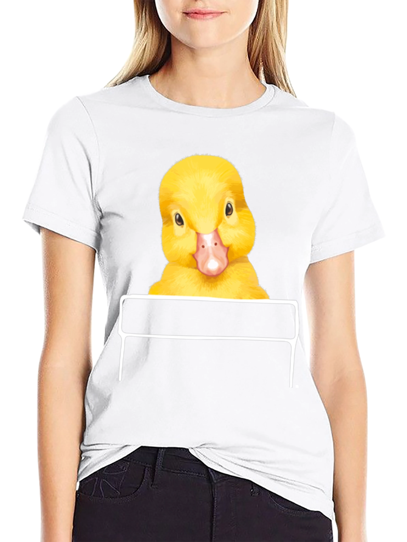 Duckling Pocket Print T-Shirt