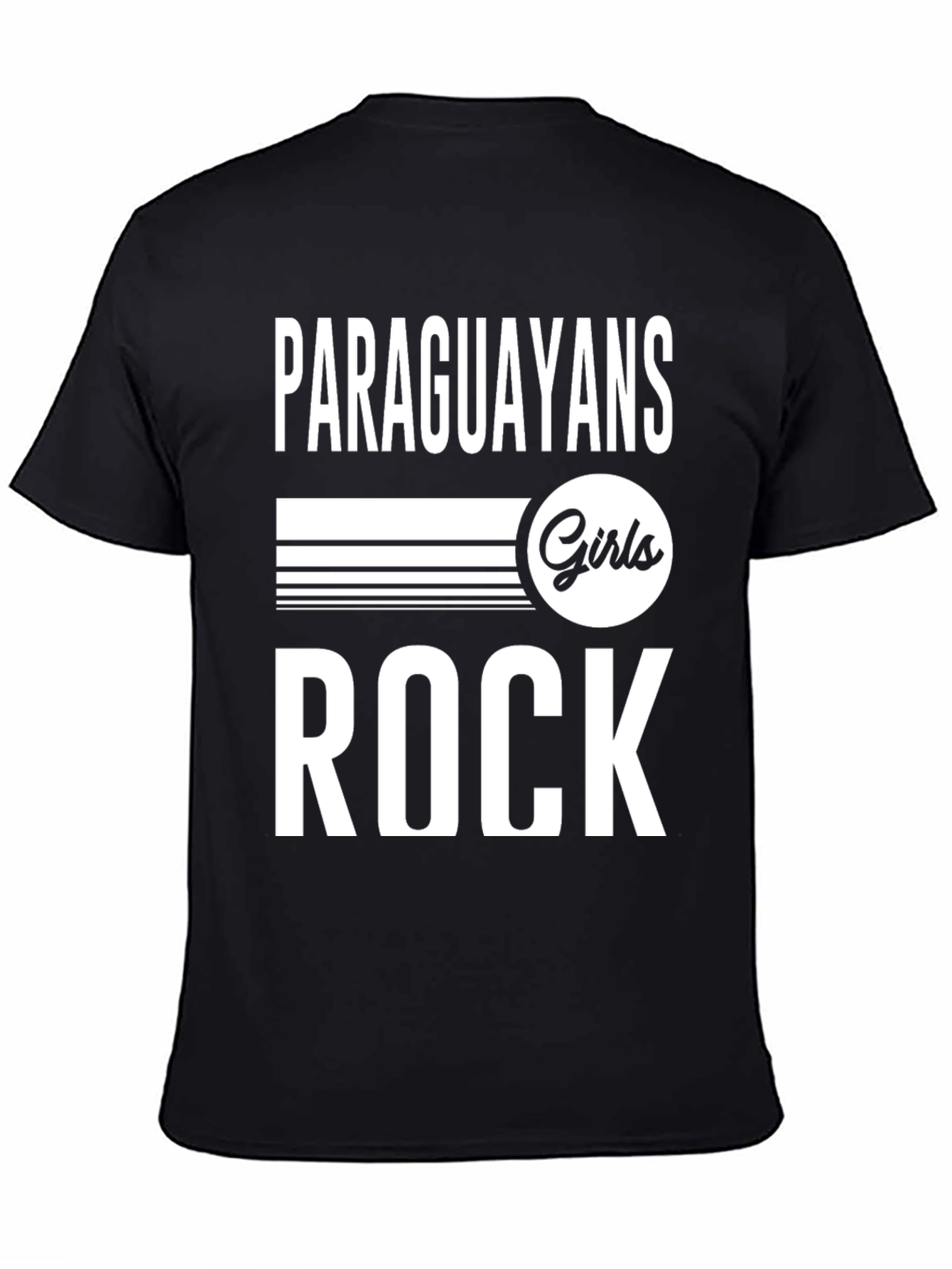 Paraguayans Girls Rock T-Shirt - Black Graphic Tee