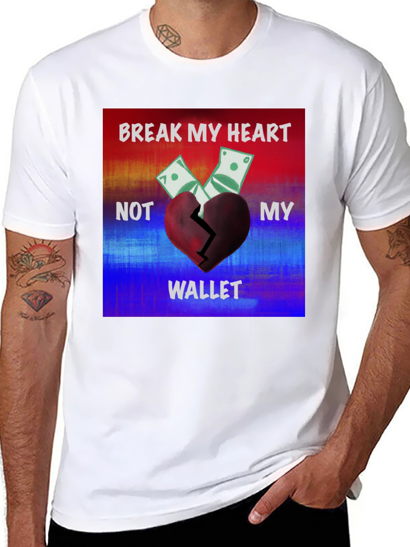 Break My Heart Not My Wallet Graphic Tee