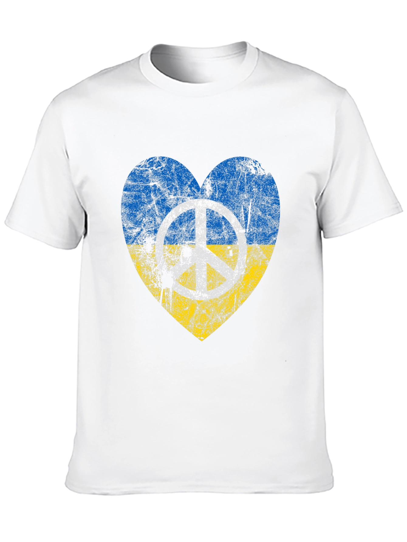 Ukraine Peace Heart T-Shirt - Stand for Peace
