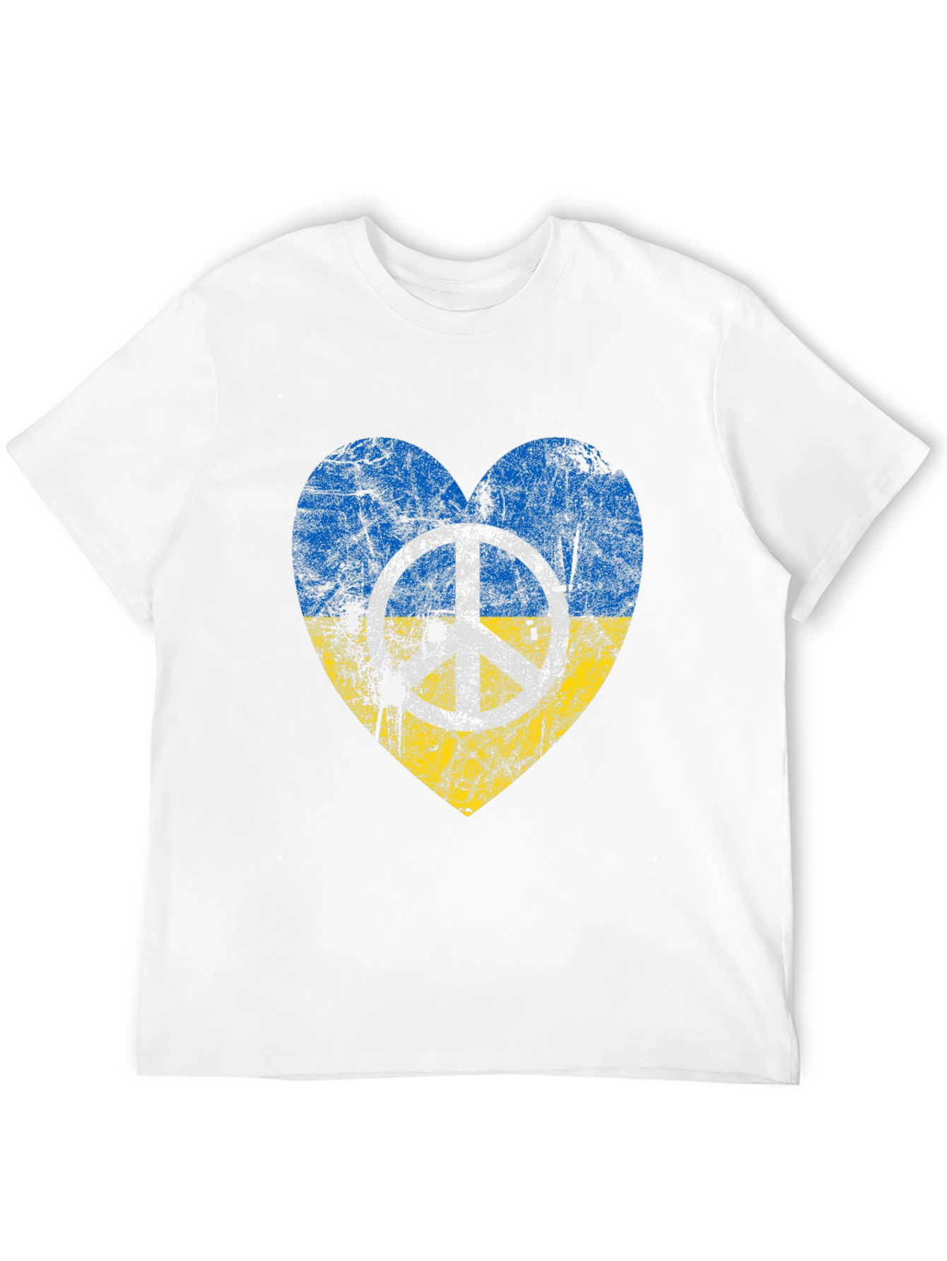 Ukraine Peace Heart T-Shirt - Stand for Peace