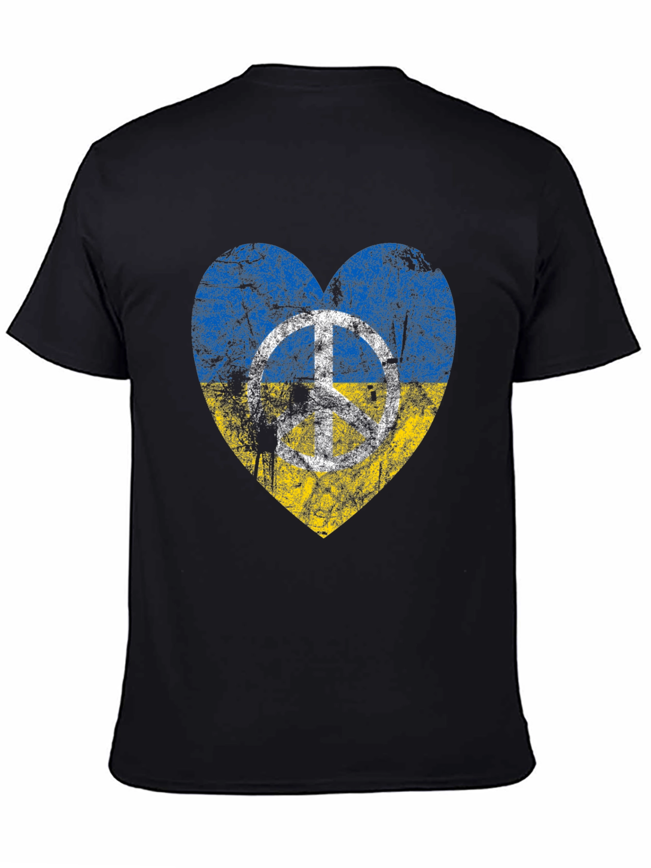 Ukraine Peace Heart T-Shirt - Stand for Peace