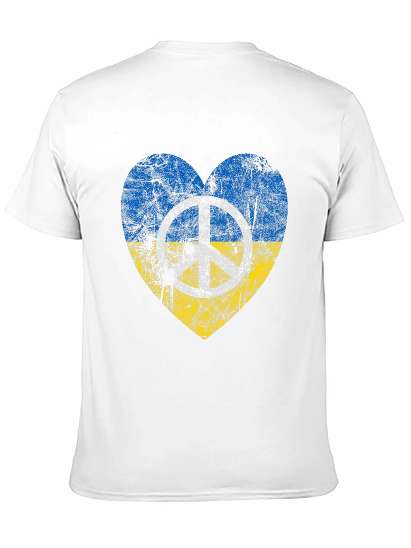 Ukraine Peace Heart T-Shirt - Stand for Peace