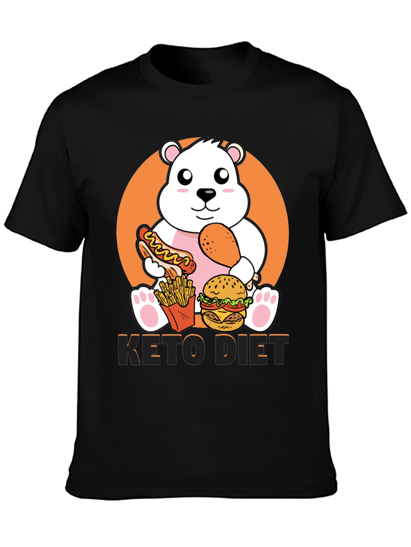 Keto Diet Funny Bear T-Shirt