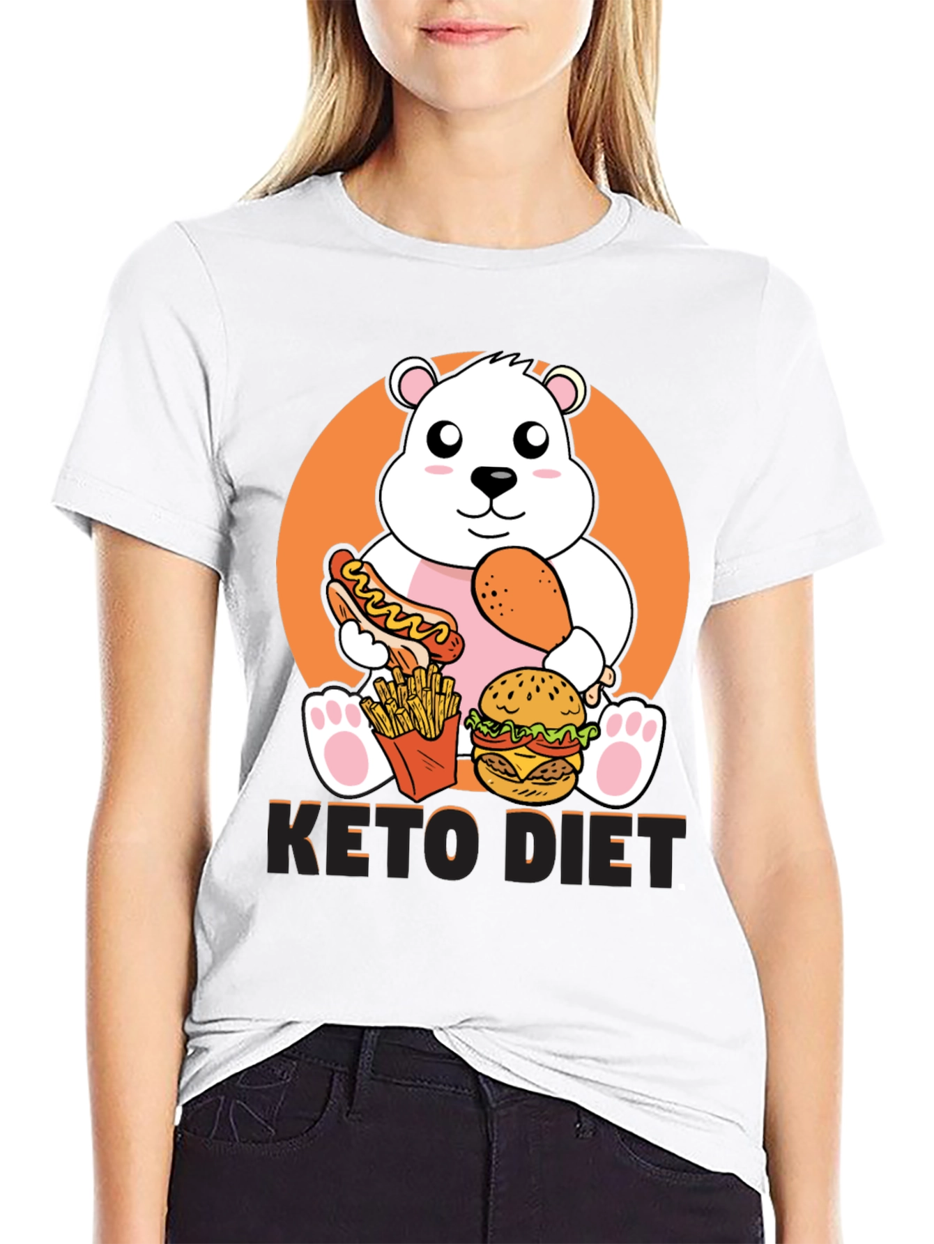 Keto Diet Funny Bear T-Shirt