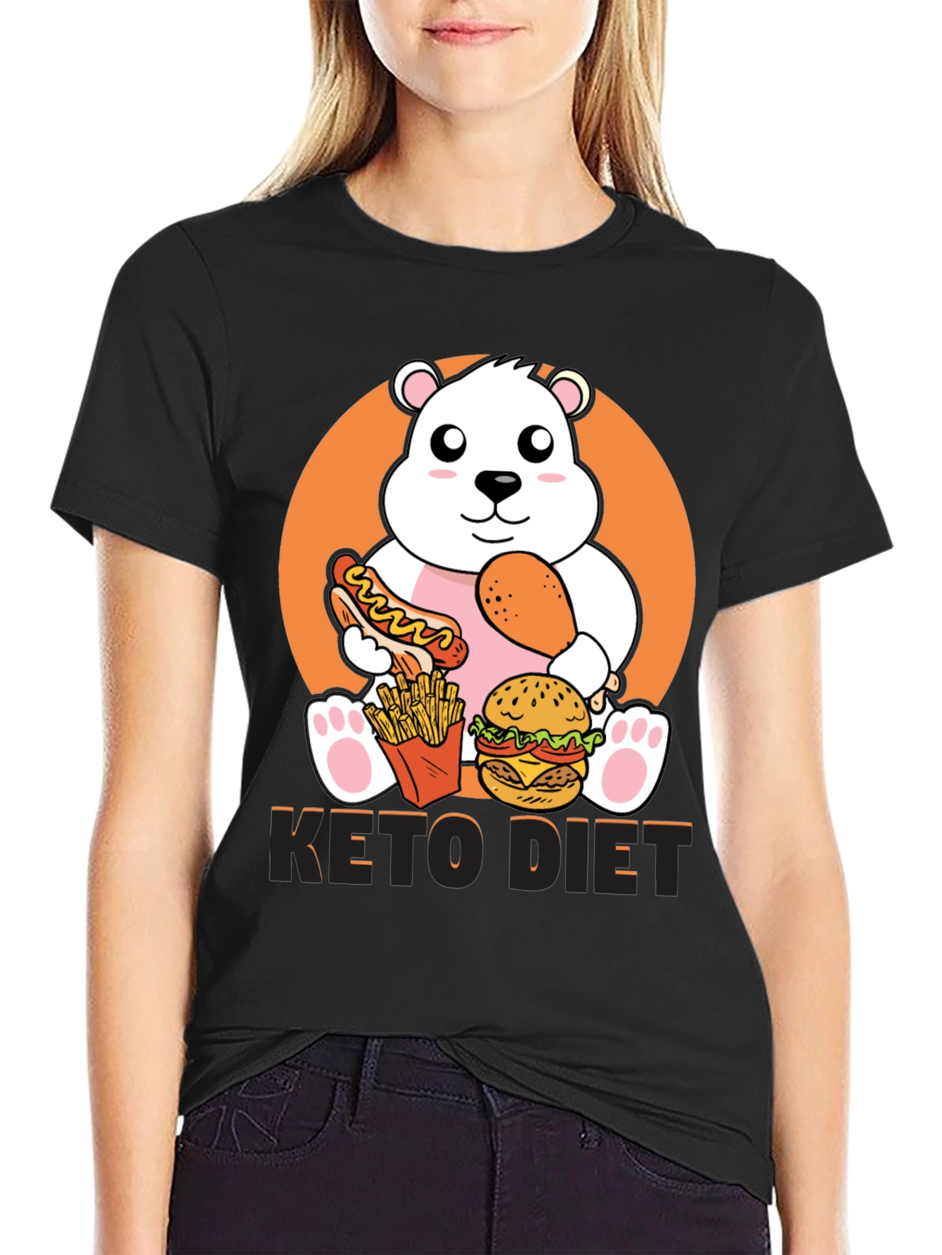 Keto Diet Funny Bear T-Shirt