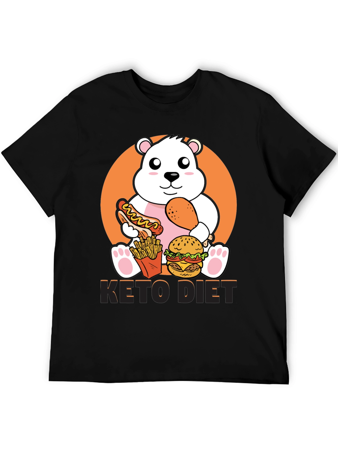 Keto Diet Funny Bear T-Shirt