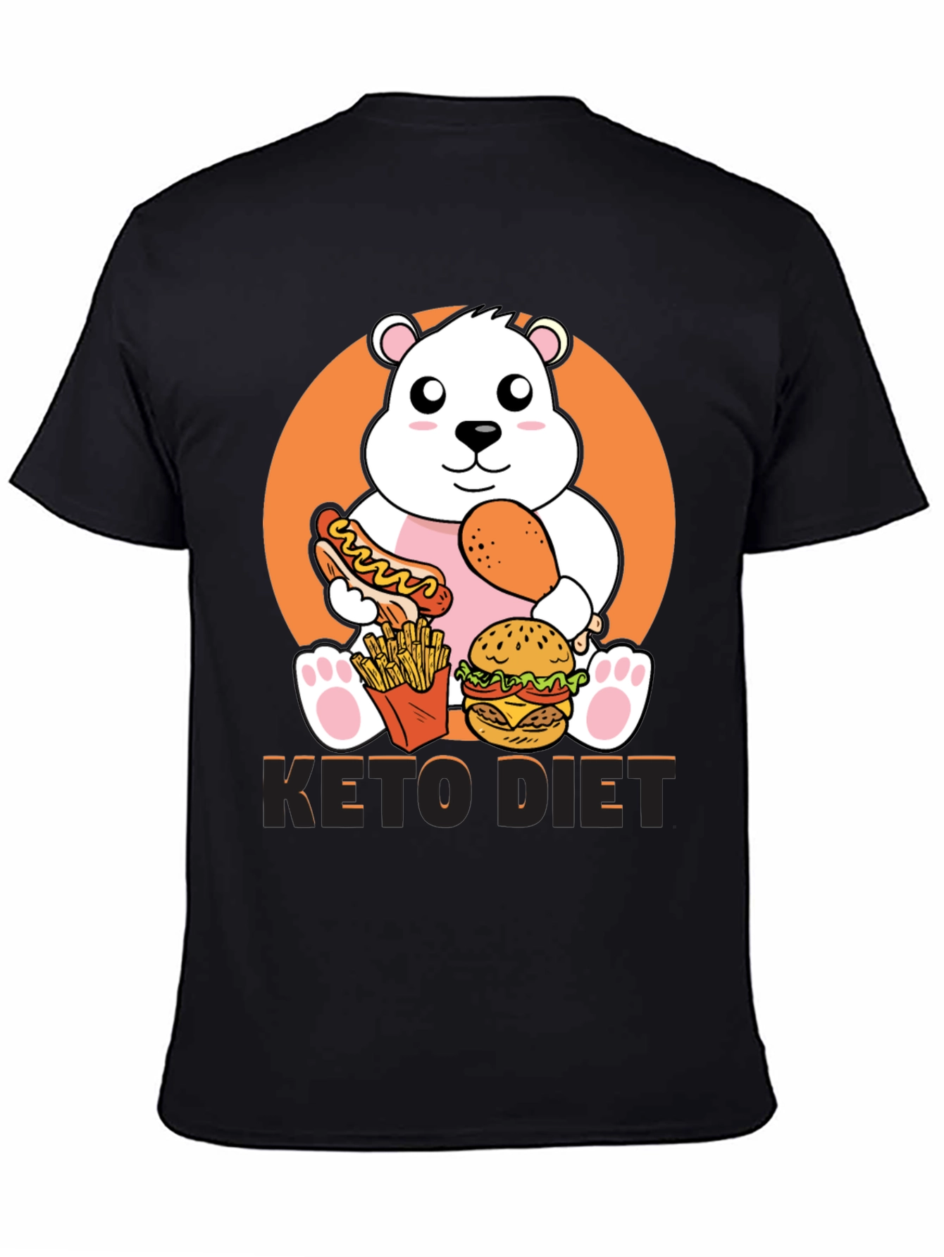 Keto Diet Funny Bear T-Shirt