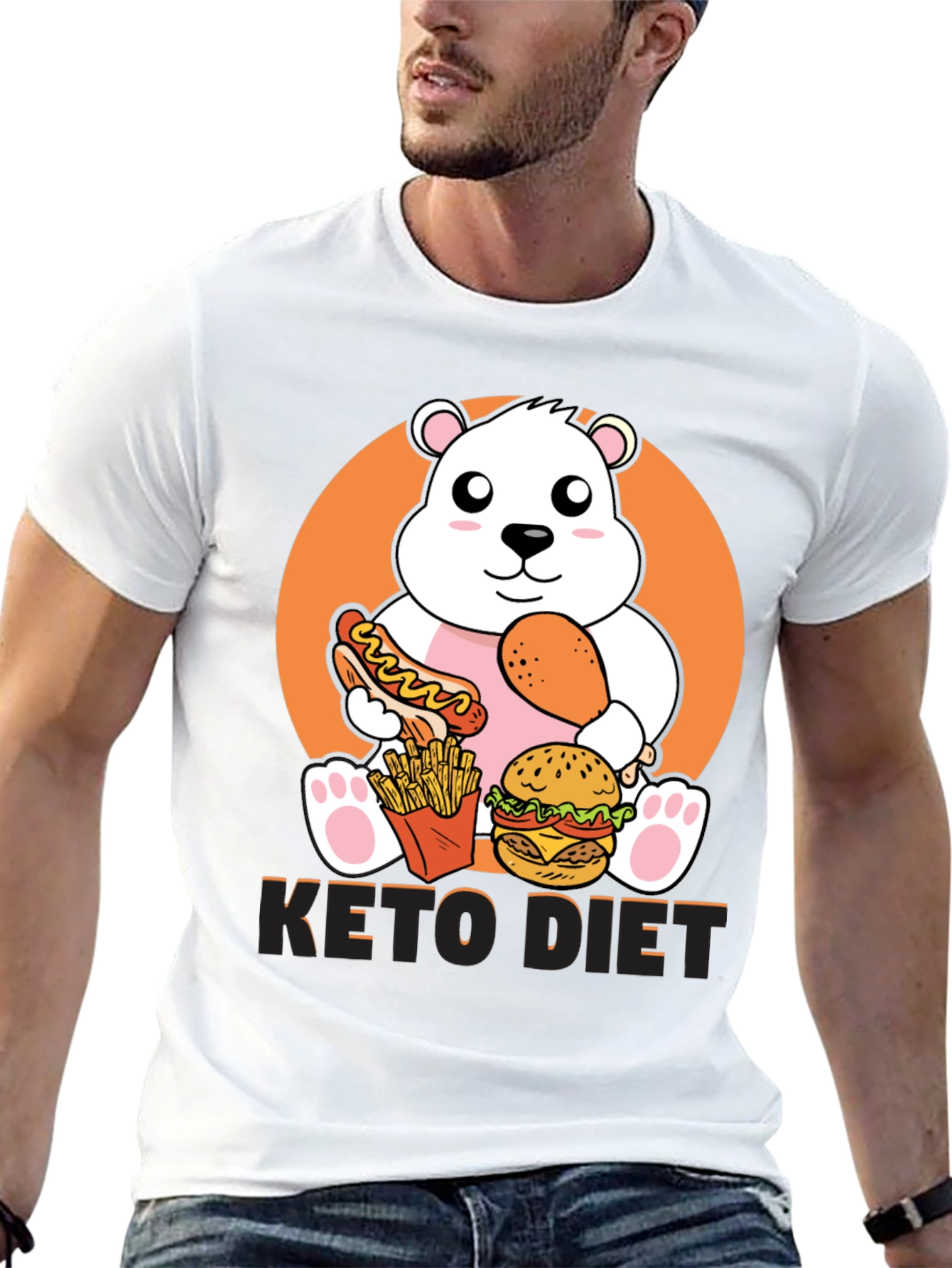 Keto Diet Funny Bear T-Shirt