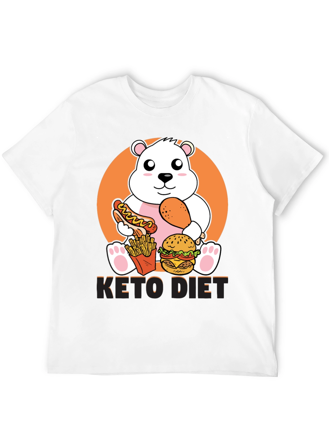 Keto Diet Funny Bear T-Shirt