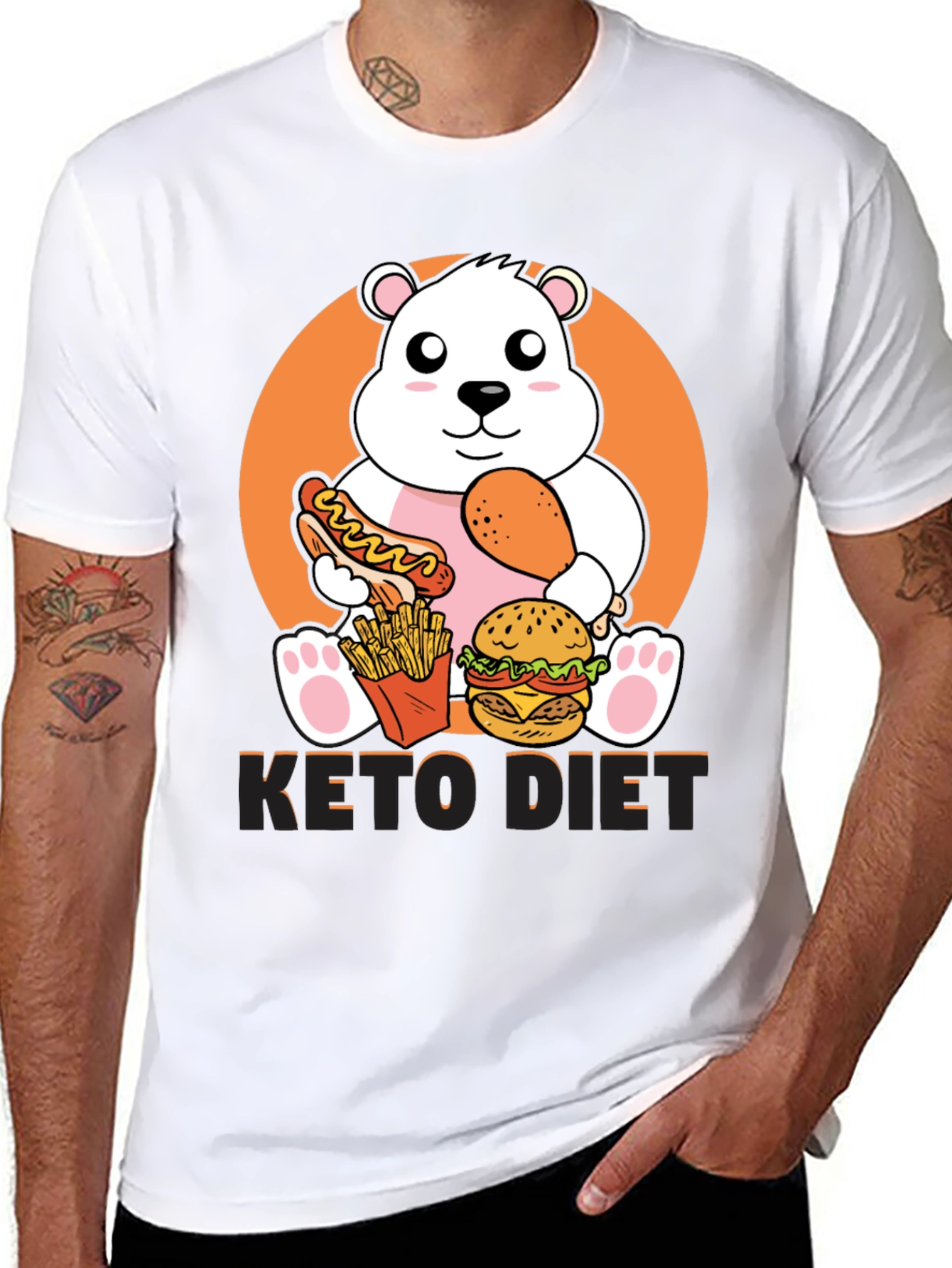 Keto Diet Funny Bear T-Shirt