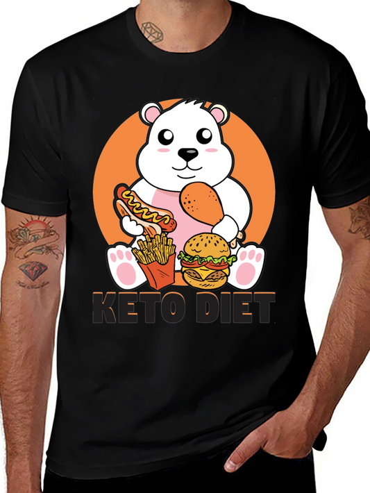 Keto Diet Funny Bear T-Shirt