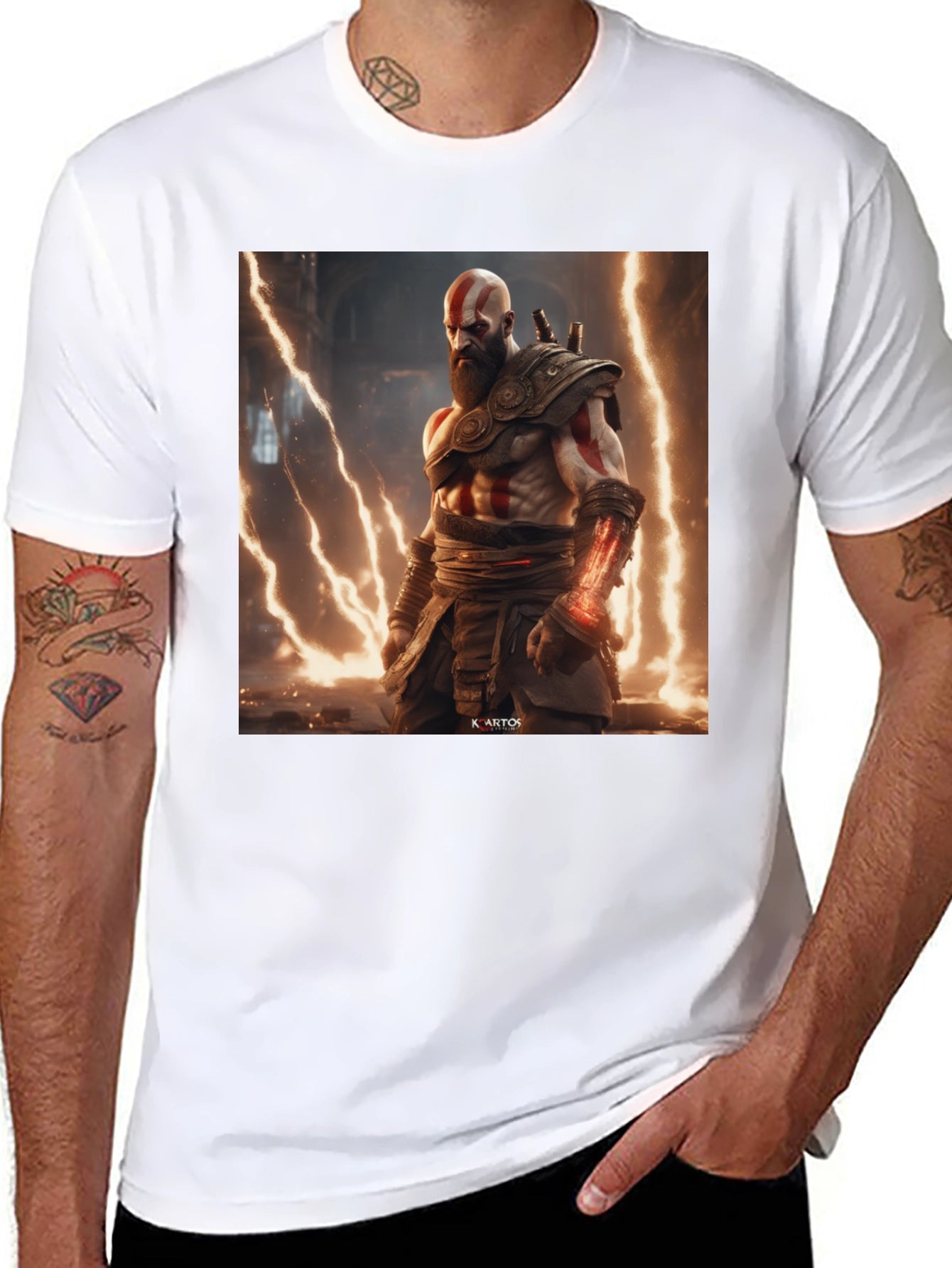 Kratos God of War Graphic Tee
