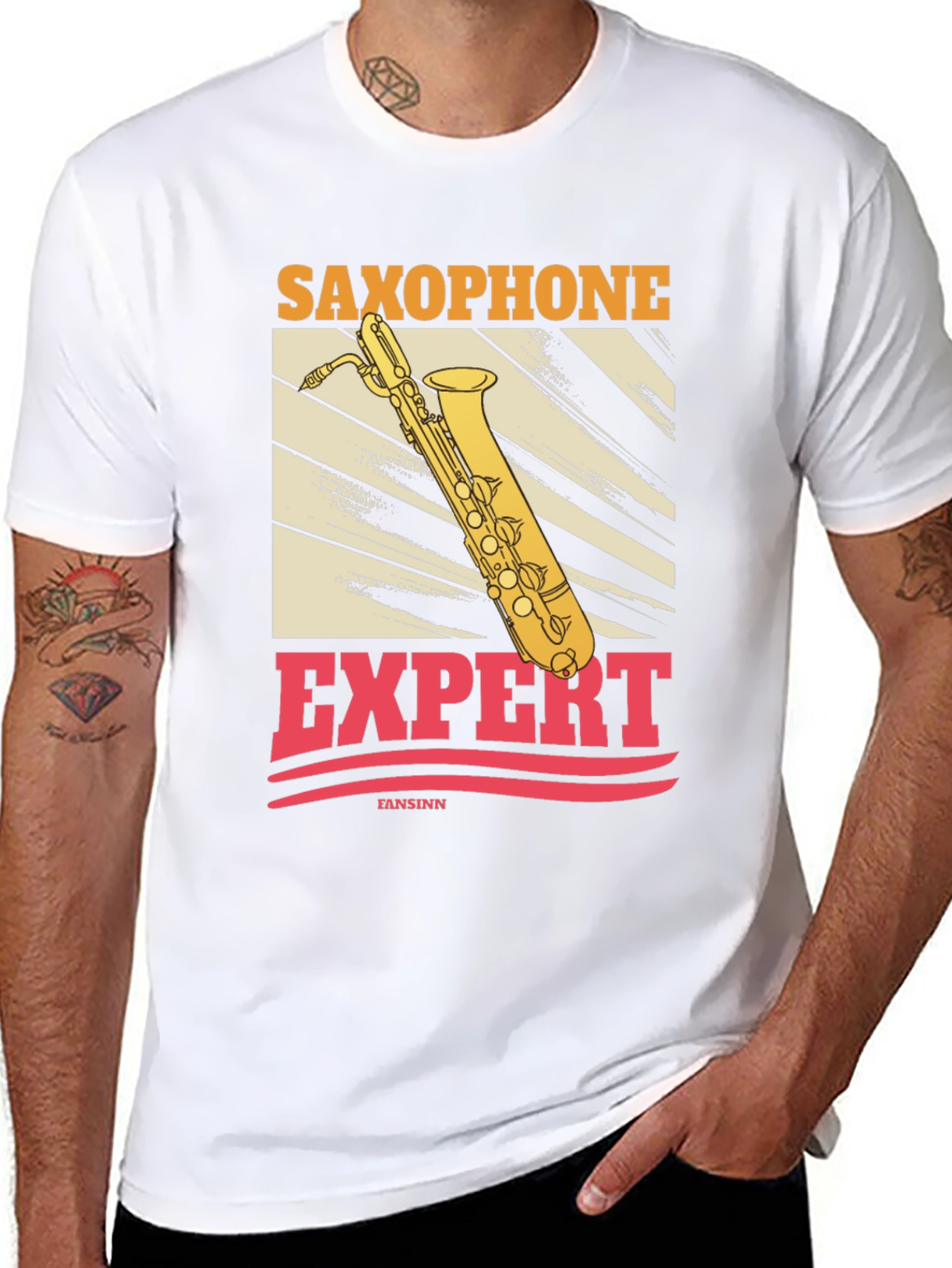 Saxophone Expert Graphic Tee - Musicians Style