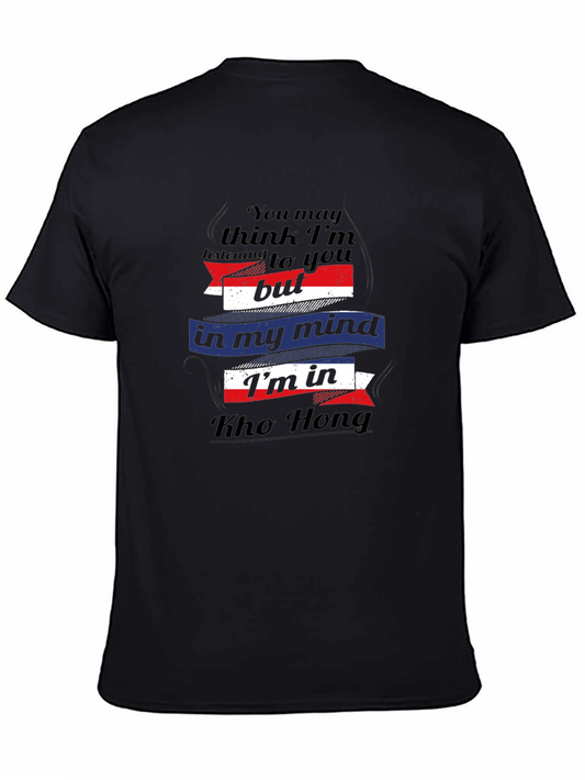 Kho Hong Mind Black Graphic Tee
