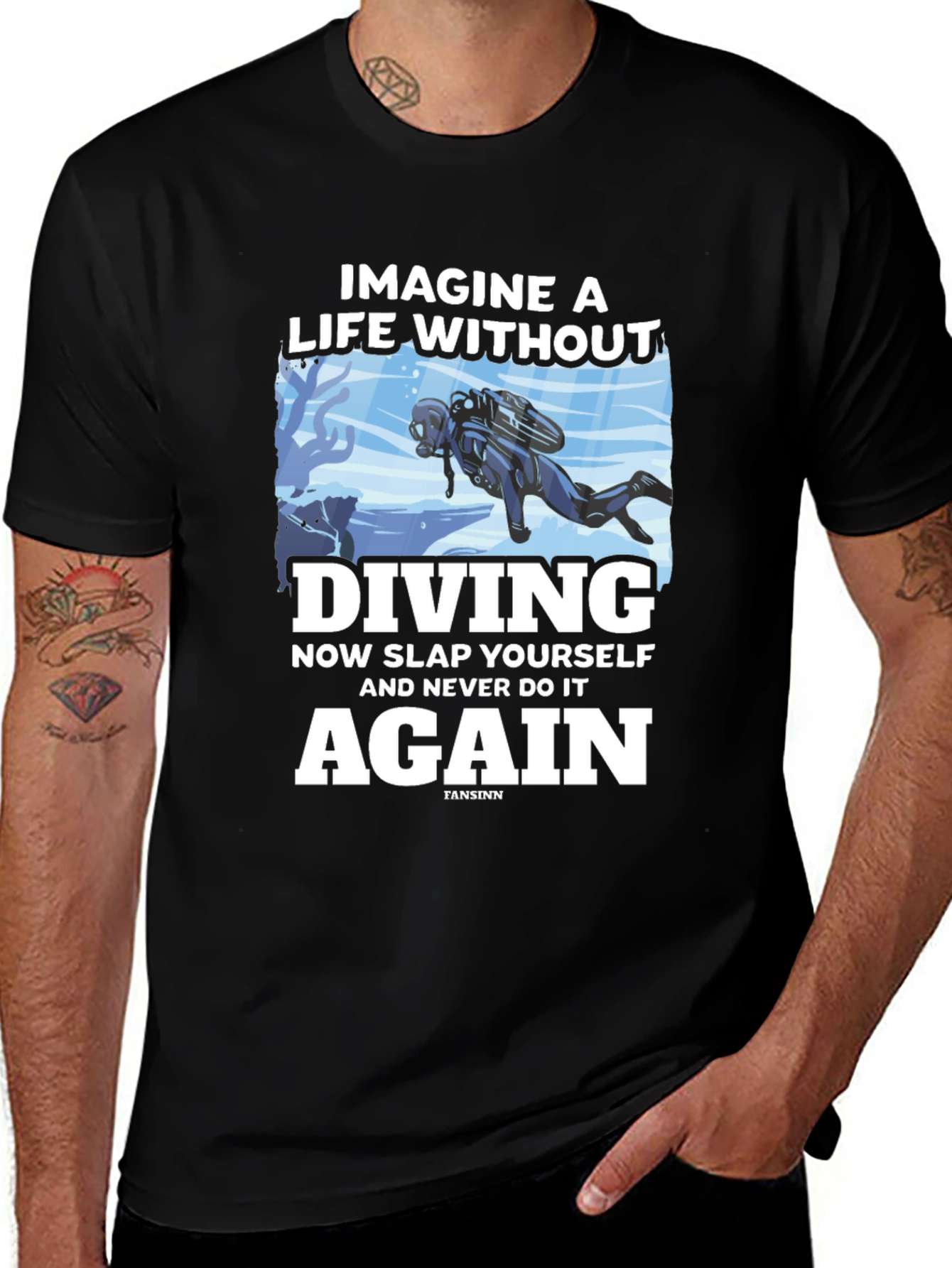 Diving T-Shirt: Imagine a Life Without Diving