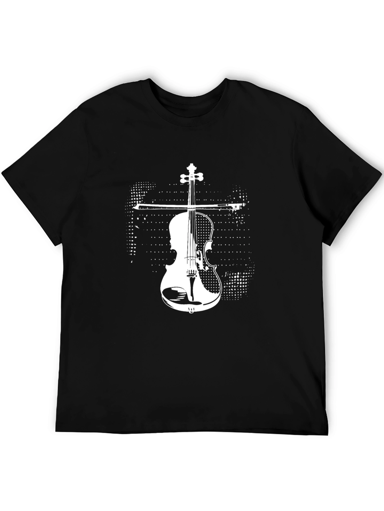 Violin Graphic T-Shirt - Music Lover Tee
