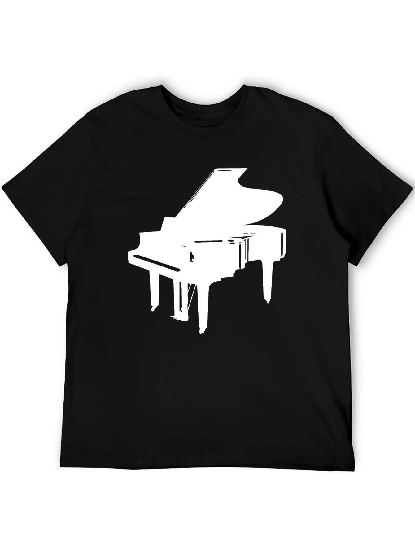 Grand Piano Graphic Tee - Black